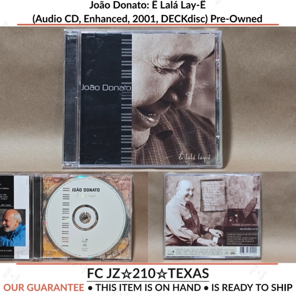 João Donato: Ê Lalá Lay-Ê(Audio CD, Enhanced, 2001, DECKdisc) Pre-Owned - Picture 1 of 10